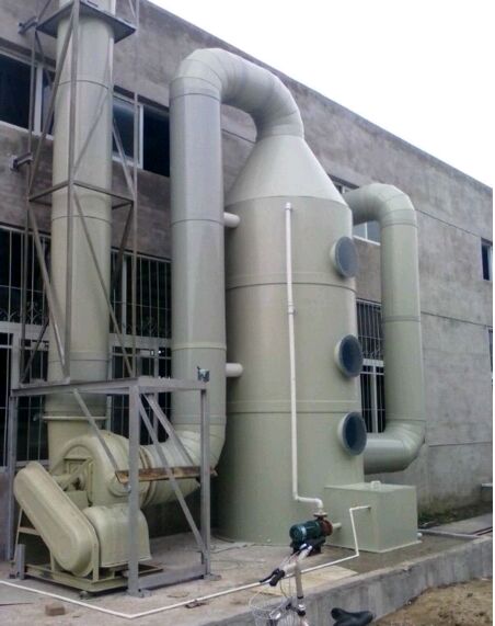 玻璃鋼酸霧凈化塔如何維修及延長壽命的方法 玻璃鋼酸霧凈化塔